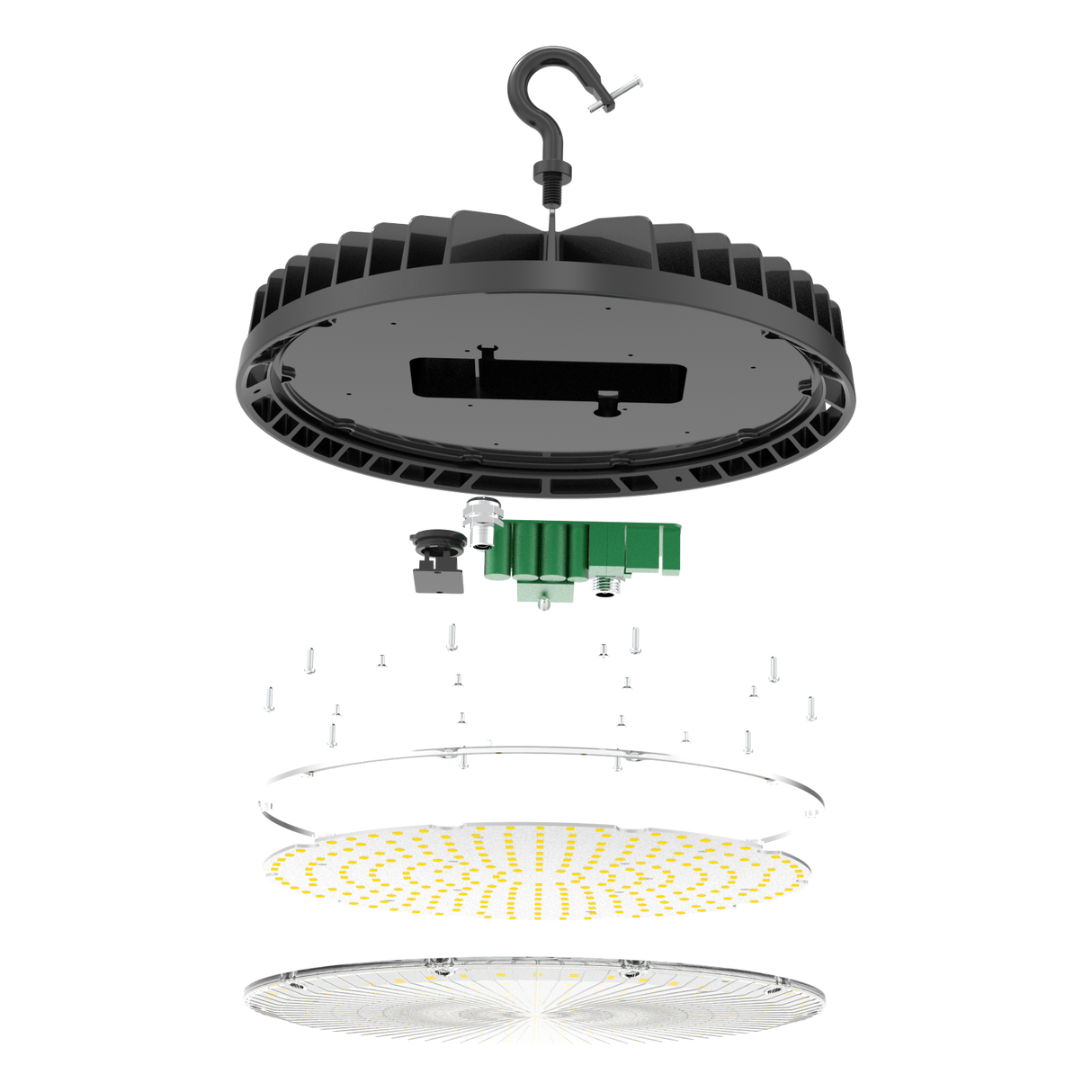 LED High Bay Lights - Black Bl UFO Series