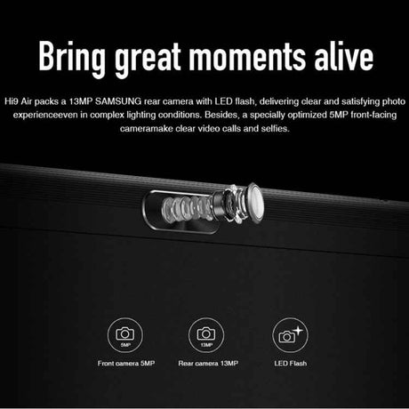 CHUWI Hi9 Air Android 8.0, MTK Deca Core up to 2.1GHz, Support OTG, FM, Bluetooth, Dual Band WiFi, Network: 4G