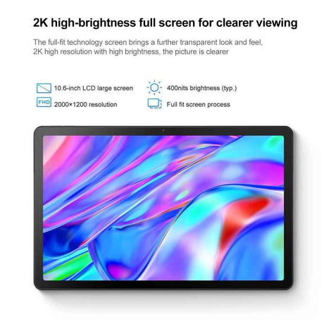 Lenovo Pad 10.6 2022 Face Identification, Android 12, Qualcomm Snapdragon 680 Octa Core, Support Dual Band WiFi & Bluetooth