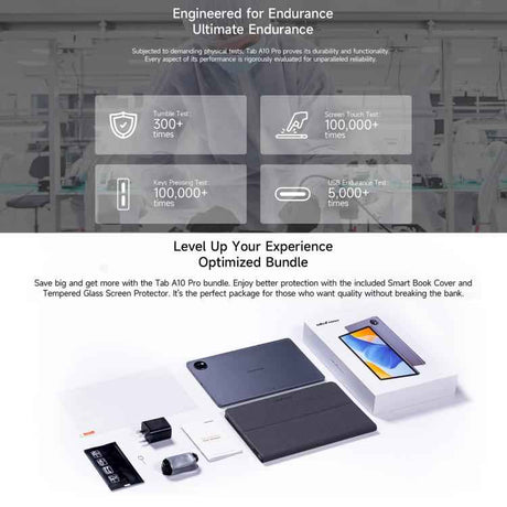 Ulefone Tab A10 Pro Tablet PC, 6GB+128GB, 11 inch Android 14 MediaTek MT8786 Octa Core 4G Network, EU Plug