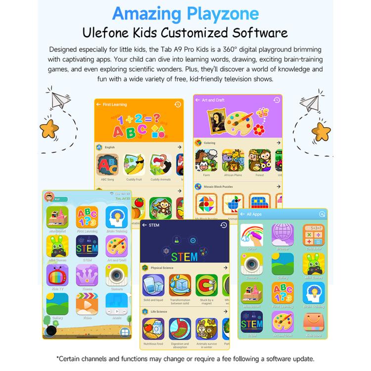 Tableta infantil Ulefone Tab A10 Pro, 6 GB + 128 GB, 8,68 pulgadas, Android 15, MediaTek Helio G91, ocho núcleos, red 4G, enchufe de la UE