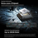 HOTWAV Tab R9 Pro IP68/IP69K Rugged Tablet, 6GB+256GB, 11 inch Android 14 Unisoc T606 Octa Core 4G Network, Global Version with Google Play, EU Plug