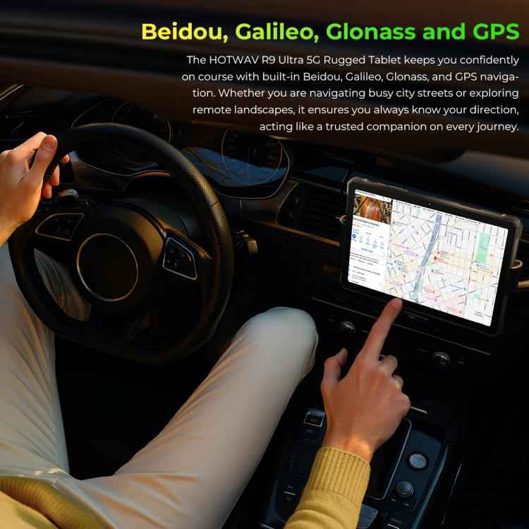 HOTWAV Tab R9 Ultra 5G, IP68/IP69K Rugged Tablet, 8GB+512GB, 11 inch Android 15 Unisoc T8200 Octa Core, Global Version with Google Play, EU Plug