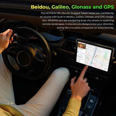 HOTWAV Tab R9 Ultra 5G, IP68/IP69K Rugged Tablet, 8GB+512GB, 11 inch Android 15 Unisoc T8200 Octa Core, Global Version with Google Play, EU Plug