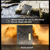 HOTWAV Tab R9 Ultra 5G, IP68/IP69K Rugged Tablet, 8GB+512GB, 11 inch Android 15 Unisoc T8200 Octa Core, Global Version with Google Play, EU Plug