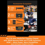 Blackview Active 10 Pro 5G Rugged Tablet, 12GB+512GB, 10.95 inch Android 14 Dimensity 7300 Octa Core, Global Version with Google Play