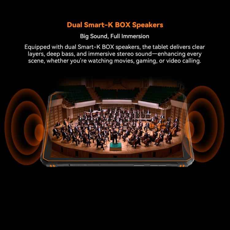 Blackview Active 5 4G Rugged Tablet, 8GB+128GB, 8.68 inch Android 14 Unisoc UMS9230E T615 Octa Core, Global Version with Google Play