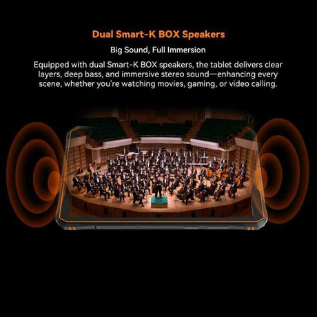 Blackview Active 5 4G Rugged Tablet, 8GB+128GB, 8.68 inch Android 14 Unisoc UMS9230E T615 Octa Core, Global Version with Google Play