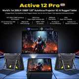 Blackview Active 12 Pro 5G Rugged Tablet, 12GB+256GB, 11 inch Android 15 Dimensity 7300 Octa Core, Global Version with Google Play