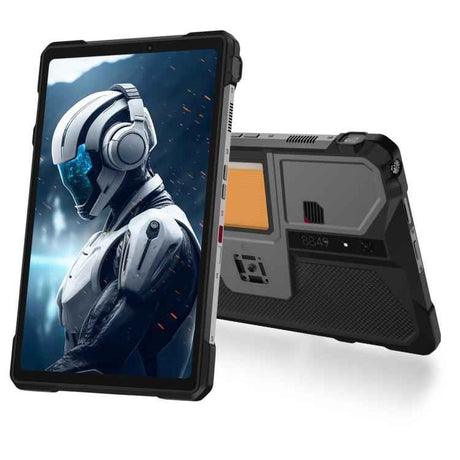 Unihertz 8849 Tank Pad E Rugged Tablet PC & Projector, 12GB+512GB, 10.95 inch Android 14 MT6789 Octa Core 4G Network, EU Plug