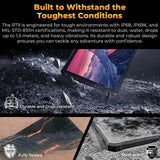 OUKITEL RT9 4G Network IP68/IP69K Rugged Tablet, 6GB+256GB, 11 inch Android 14 Unisoc T606 Octa-Core Support Dual SIM, EU Plug