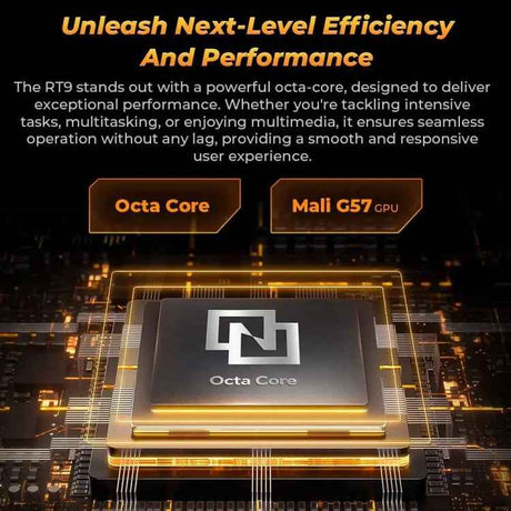 OUKITEL RT9 4G Network IP68/IP69K Rugged Tablet, 6GB+256GB, 11 inch Android 14 Unisoc T606 Octa-Core Support Dual SIM, EU Plug