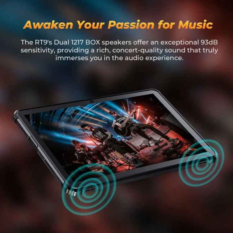 OUKITEL RT9 4G Network IP68/IP69K Rugged Tablet, 6GB+256GB, 11 inch Android 14 Unisoc T606 Octa-Core Support Dual SIM, EU Plug
