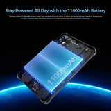 OUKITEL RT3 Plus 4G Network IP68/IP69K Rugged Tablet, 4GB+128GB, 8.0 inch Android 15 MediaTek G81 Octa-Core Support Dual SIM, EU Plug