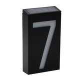 0.36W Solar Powered Wall Mount Lights with Solar Panel for House Number and Porch