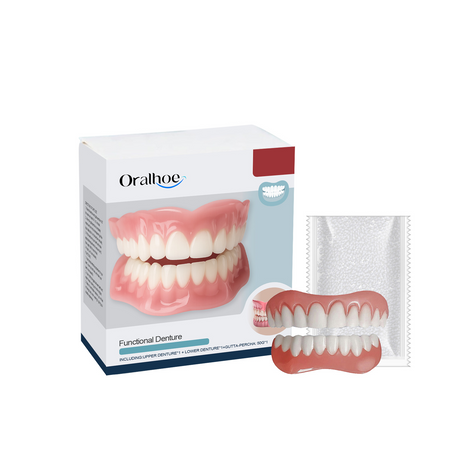 Oralhoe Denture Modification Kit – Natural Smile Enhancement with Comfortable Easy-Fit Denture Decorations