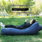 Camping Sofa Inflatable Sofa Portable Air Bed Outdoor Airbed Casual Beach Recliner Floatation Bed