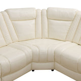 [US warehouse] Luxury Breathable Leather Sofa: Reclining Design, Smart Charging & Ambient LED Lighting