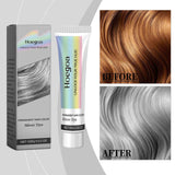 Hoegoa Gray hair cream Long-lasting Moisturizing Hair Nourishing Plant Extract Hair Care Trendy Hair Color Enhancer