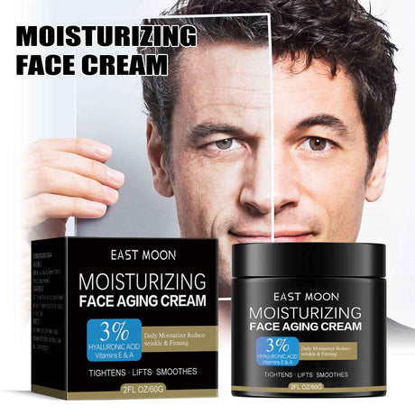 East Moon Anti Aging Face Cream Reduce Fine Lines Hydrating Refreshing Moisturizing Nourishing Brightening Skin Care Formula