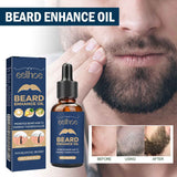 EELHOE Beard Treatment Oil Strong Mustache Root Moisturizing and Shining Men's Beard Nourishing Dense Hair Essence Oil