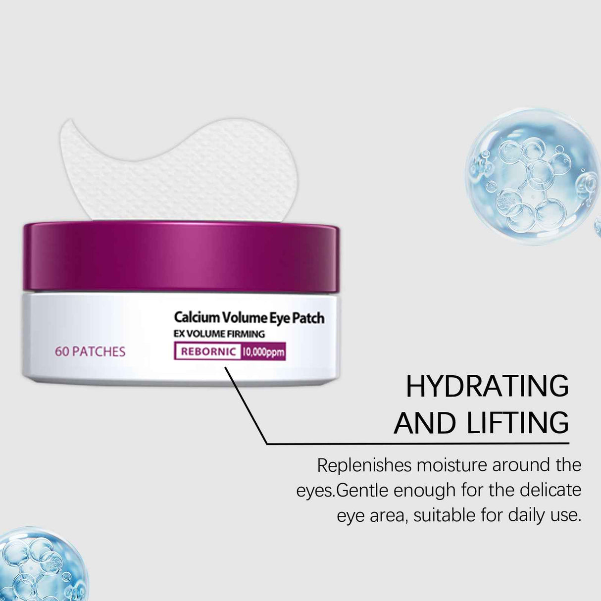 AMZ Moisturizing Eye Patches Daily portable nourishing eye patch for gentle care and deep moisturization of the delicate eye area
