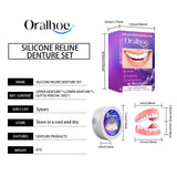 Oralhoe Dentures Modified Suit Aesthetic Modification of Teeth and Gaps for a Natural Smile, Comfortable and Beautiful Dentures