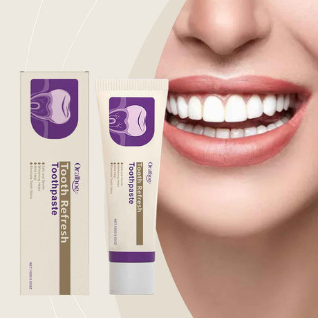 Oralhoe Brightening Toothpaste Brightening Teeth Gentle Cleaning Toothpaste for Stains and Fresh Breath Oral Care
