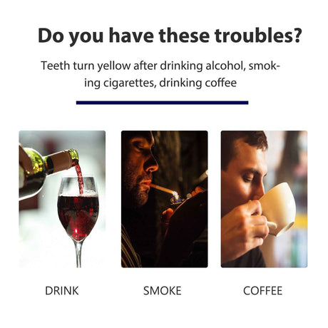 EELHOE Whitening tooth strips Dental care stain remover, whitening and cleaning strips