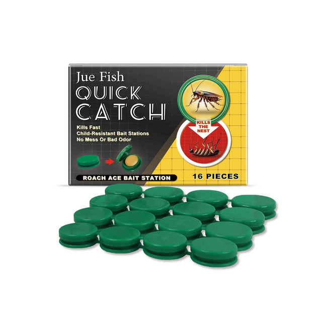 Jue Fish Cockroach bait station Indoor Cockroach Bait for Living Room, Kitchen, Bedroom, Household Cockroach Repellent
