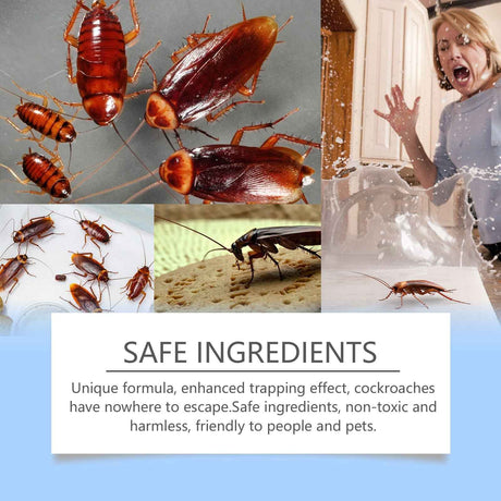 Jue Fish Cockroach bait stickers Household cockroach bait paste, cockroach killer, cockroach repellent, kitchen and dormitory cockroach stickers