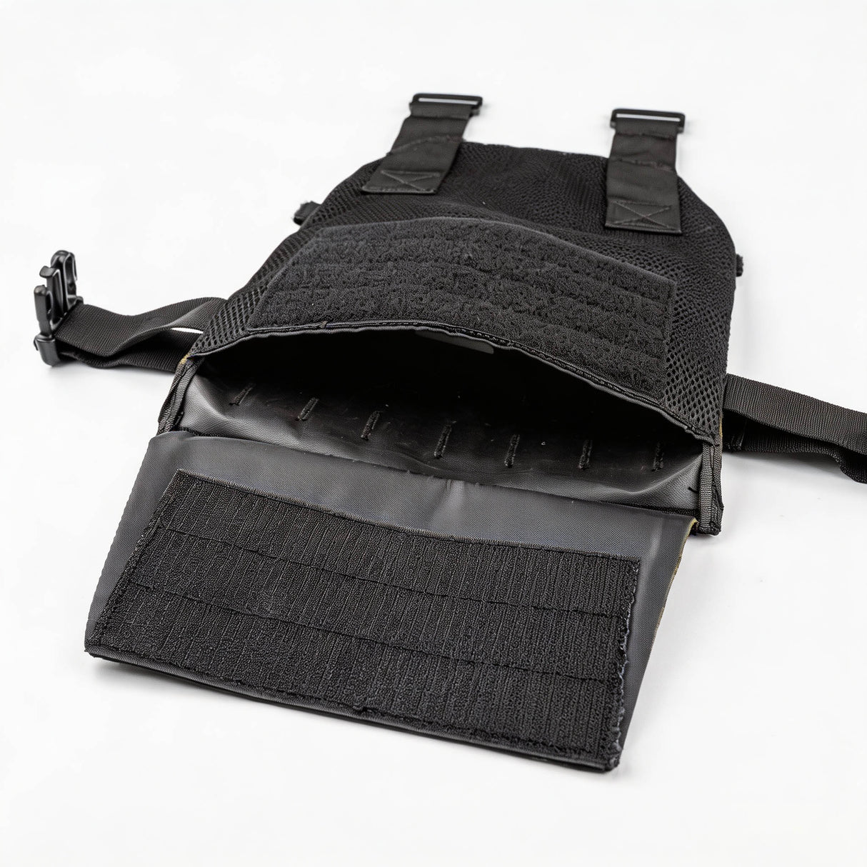 Heavy-Duty Weighted Gym Vest with Rapid-Release Buckles, Universally Adjustable Workout Plate Carrier for Strength Training & Cardio, Breathable Utility Vest for Fitness and Running
