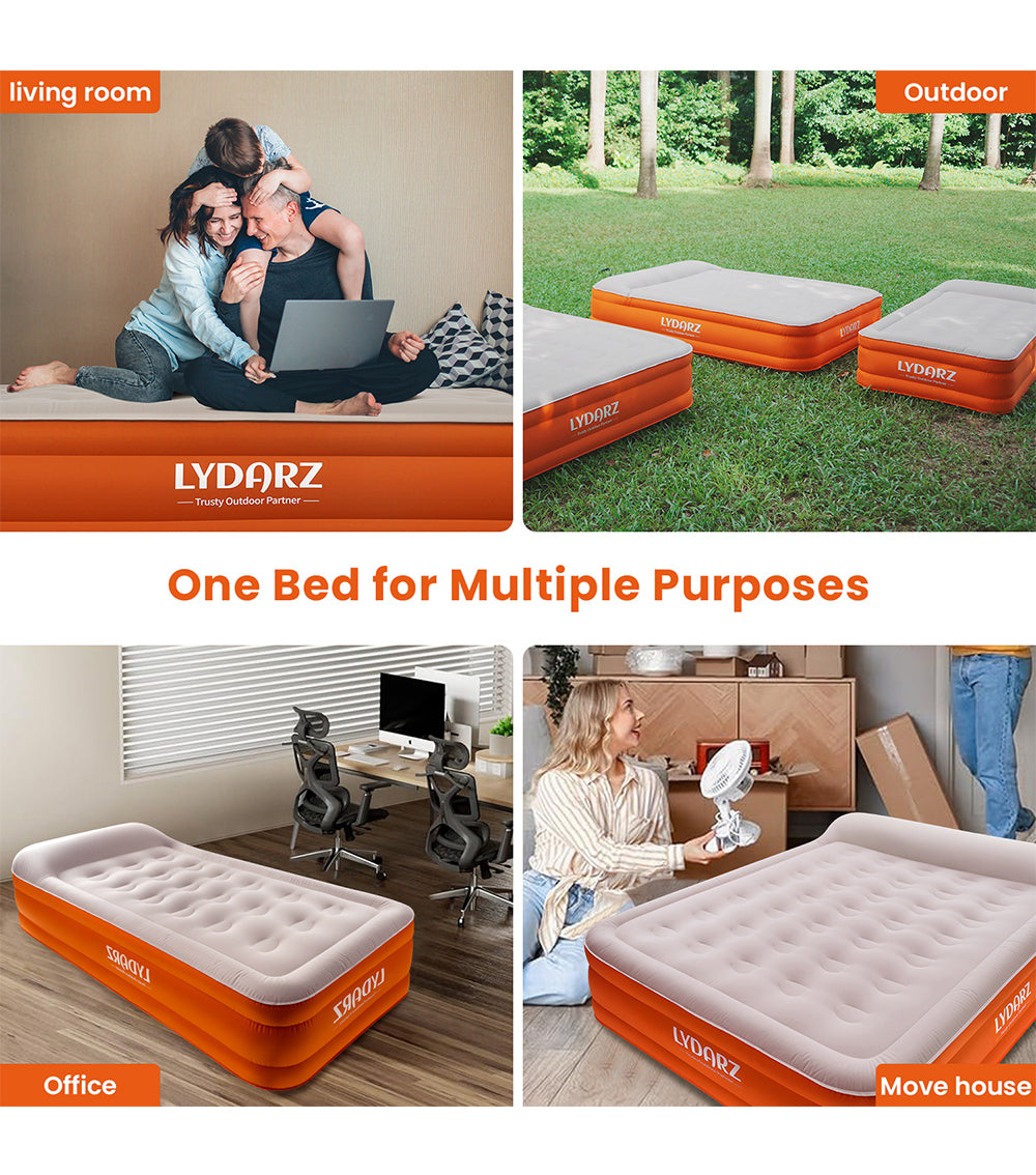 LYDARZ Queen Size Self Inflating Air Mattress,twin air mattress