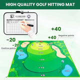 Battle Golf Game Set Chipping Game Practice Mat Games for Backyard Fun and Swing Training, Golf Hitting Mat Play for Golf Parties and Kids Family Activities Outdoor